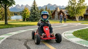 EN: Affordable ride-on Jeep toy for Canadian kids. | FR: Jeep électrique abordable pour enfants au Canada.
