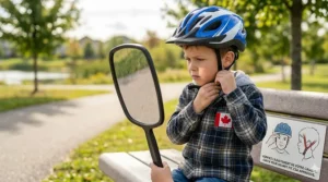 An infographic detailing how to store an electric ride-on toy battery indoors during cold Canadian winters to maintain safety and performance, per the outdoor ride on safety guide 5-8 year olds.