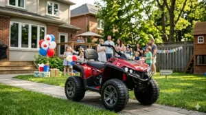 Durable 24V electric ride on truck for kids / Camion électrique 24V robuste pour enfant
