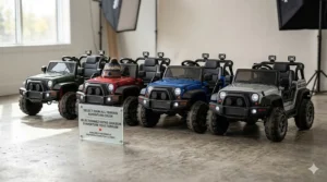 A simple guide showing the easy charging process for the 12v ride-on car battery for maximum playtime.