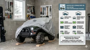 Showcase of available color options for the all-terrain 12v ride-on car, suitable for adventurous kids across Canada.
