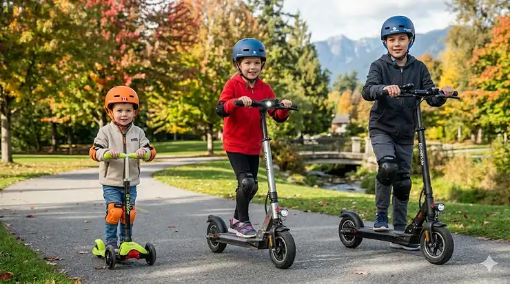 Comparing hoverboards vs electric scooters for kids to see which is better. hoverboard vs electric scooter for kids which is better