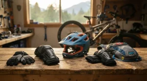 Durable knobby tires for kids mountain bike 8-12 trail riding.